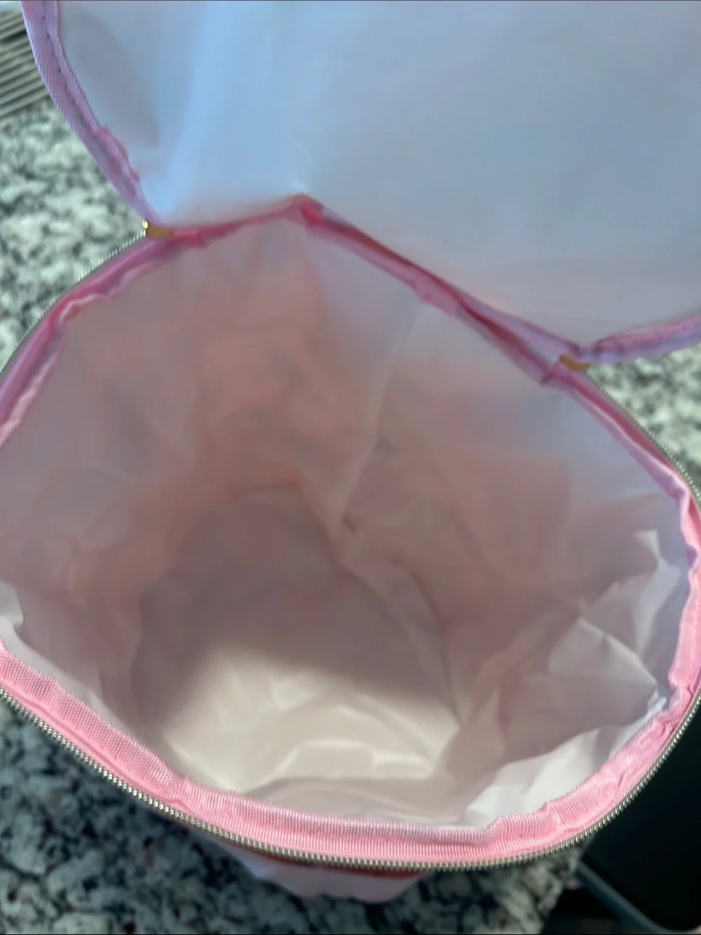 Never Used Floral Insulated Cooler Tote Bag - Pink